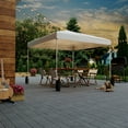 thumbnail image 2 of Erommy 10x10 ft Pop Up Canopy, Easy up Outdoor Canopy Tents for outside with Wheeled Bag, 4 Sand Bags,White, 2 of 9