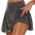 thumbnail image 1 of Txlixc Falda deportiva de doble capa de color solido Txlixc moda, 1 of 8