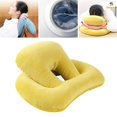 thumbnail image 4 of Almohada para el cuello Macarena Soporte de cuello de almohada portátil súper suave Limon amarillo, 4 of 7