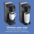 thumbnail image 4 of pupikeji The Scoop Single Serve Coffee Maker & Fast Grounds Brewer for 8-14oz. Cups, Brews in Minutes, Black (47620), Next Gen, 4 of 8