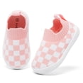 thumbnail image 2 of Calcetines para caminar MORENDL para niños pequeños, antideslizantes y transpirables, rosas, 9-12 M, 2 of 6