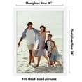 thumbnail image 3 of Americanflat 18x24 Picture Frame with Polished Plexiglass Wide Photo Frames Vertical Horizontal Epic - White, 3 of 7