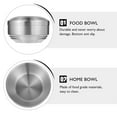 thumbnail image 3 of Stainless Steel Bowl Kids Rice Bowl Home Bowl Double Layer Food Bowl with Lid, 3 of 8