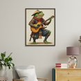 thumbnail image 4 of Paint By Numbers Kit for Adults Beginner - DIY Samurai Frog Plays Guitar Canvas Painting Kits for Adults, Frameless Paint By Number for Adults for Home Wall Decor 16x20 Inch, 4 of 7
