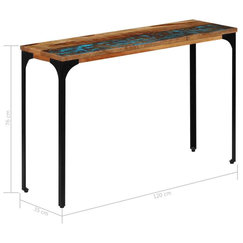 Kepooman Home Office Console Sofa Table, Brown Kepooman Home Office Console Sofa Table, Brown