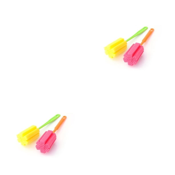 Billuyoard Esponja de mango largo desmontable ligera, 2 uds., taza limpiadora, cepillos para tazas, herramientas de limpieza de cocina, termo de cristal de 2piezas Billuyoard CBP016431
