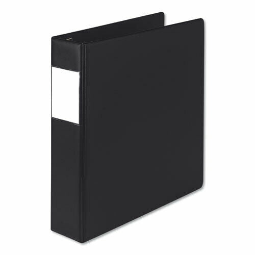 Earth's Choice D-Ring Binder, 2' Capacity, 11 x 8 1/2, Black (SAM17160)