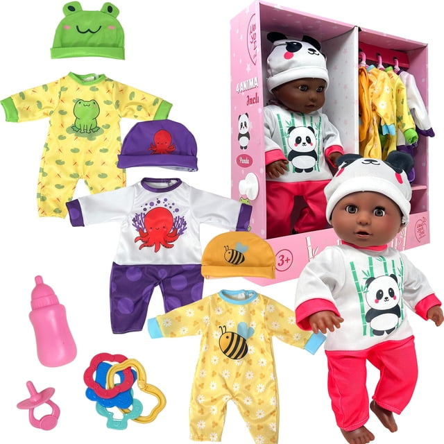 Muñeca bebé The New York Doll Collection de 36 cm con ropa