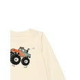 thumbnail image 3 of Garanimals Baby Boy Graphic Bodysuit with Long Sleeves, Sizes 0M-24M, 3 of 4