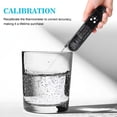 thumbnail image 7 of Digital Meat Thermometer Instant Read Waterproof Foldable Probe for BBQ Kitchen – Backlight Calibration​​, Black, 7 of 7