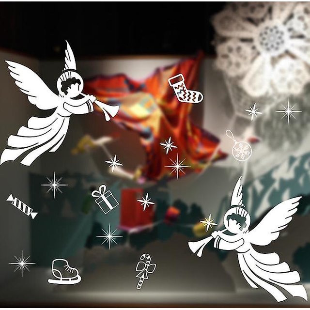 Pegatinas navideñas Sin pegamento Pegatinas electrostáticas Pegatinas decorativas navideñas