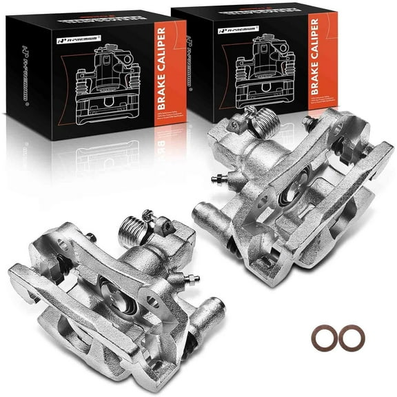A-Premium Brake Caliper with Bracket Compatible with Chevy Lumina 95-99 Monte Carlo 95-99 Buick Regal 1994-1996 Rear Side 2-PC Set
