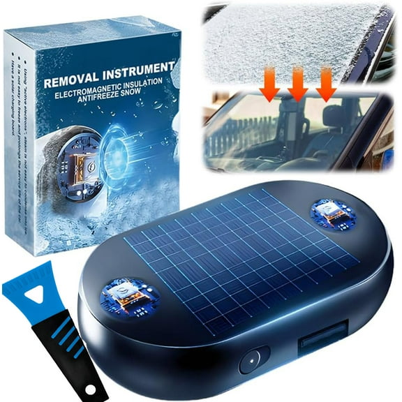 Antifreeze Electromagnetic Car Snow Removal Device,2025 Anti Freezing Device For Cars, Portable Vehicle Microwave Deicing Instrument Car Defroster Anti-Freeze Car Snow Removal Device,
