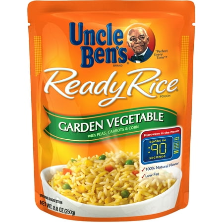 Variety Pack Uncle Bens Ready Rice: Garden Vegetable (2 Pack) & Roasted Chicken, 0.55lb (2 Pack) -