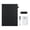 Black, variant on YAHHU A4 Folding Double-Sided Dry Erase Whiteboard Portable Writing Board with Marker and Eraser for Students and Office, Black (12.2 inches / 31 cm)