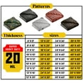 thumbnail image 6 of Core Tarps Extreme Heavy Duty 20 Mil Tarp Cover, Waterproof, UV Resistant, Rip and Tear Proof, Poly Tarpaulin with Reinforced Edges for Roof, Camping, Patio, Pool , Boat (Grey Wood/Black 40′ X 40′), 6 of 7