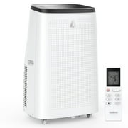 Portable Air Conditioner, 14,000 BTU/9300BTU for Room 500 -700 sq. ft, Indoor Free Standing AC Unit w/ Dehumidifier Function, Fan Mode, Remote Control, For Home, Office, School & Business Rooms