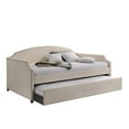 thumbnail image 3 of HMD Yamna Upholstered Twin Daybed with Trundle, Beige, 3 of 3