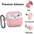thumbnail image 1 of Designed for Airpods Pro Case Cover Silicone Protective Charging Case Skin Compatible for Apple Airpods Pro , (Front LED Visible) Pink, 1 of 3