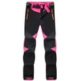 thumbnail image 5 of WQJNWEQ Clearnce Wide Leg Pants for Women Elastic Waist Misses Bootcut Pants Waterproof Outdoor Sports Hiking Warm Winter Ski Leggings, 5 of 9