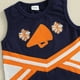 thumbnail image 5 of Traje de animadora CREAIRY para niña pequeña, azul marino, 3-4T, 5 of 7