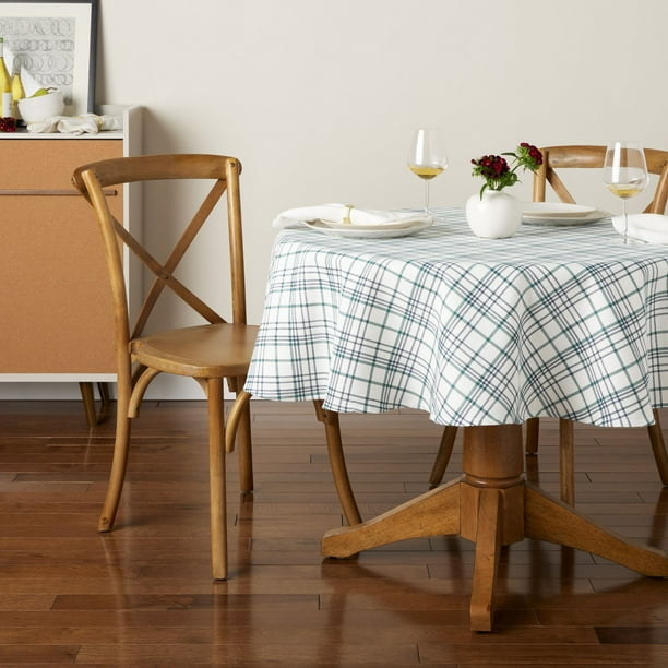 Coventry 60 in. x 102 in. Multi Cotton and Polyester Tablecloth Coventry 60 in. x 102 in. Multi Cotton and Polyester Tablecloth