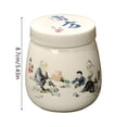 thumbnail image 2 of ONFD Retro Ceramic Soft Boiled Egg Cup With Lid 220ml Breakfast Steamer For Perfect Eggs, 2 of 2