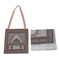 thumbnail image 2 of Cotton Quick Dry Beach Bag and Towel Set, Soft and Absorbent Material Stylish and Functional Turkish Beach Towel Bag Combo Set for Gym SwimImperial Flowers, 2 of 7