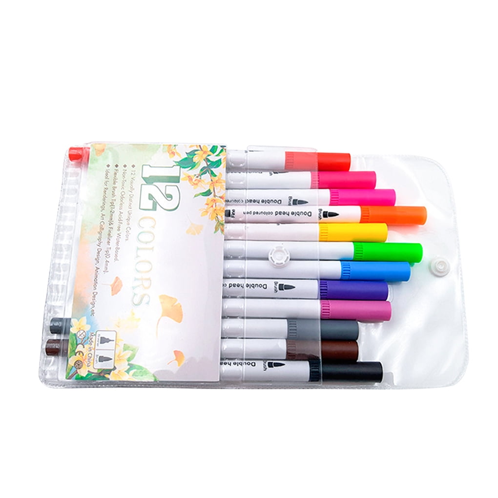 color marker double head dual tip