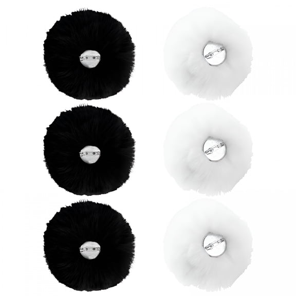 TUWAFE 6Pcs Bunny Tail Cosplay Fluffy Clip Rabbit Tails for Halloween and Easter Dress Up Soft Costume Accessories for Adults Lightweight Comfortable