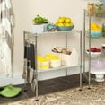 thumbnail image 6 of Chrome 2-Tier Carbon Steel Wire Shelving Unit (20 in. W x 24 in. H x 12 in. D), 6 of 6