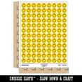 thumbnail image 2 of Apple Fruit Outline 200+ Round Stickers - Yellow - Matte Finish - 0.50" Size, 2 of 3