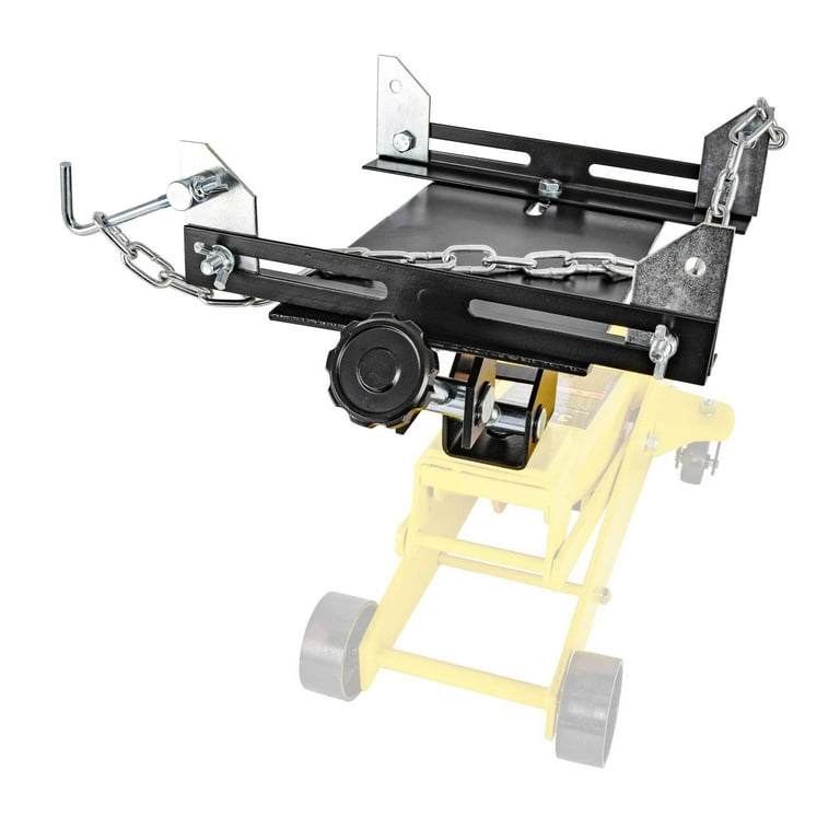 Floor jack shop transmission adapter