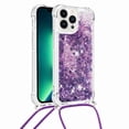 thumbnail image 4 of Funda FOXDOCK para iPhone 15 Pro Max con Cuerda Ajustable, Brillo Líquido, Protección Antigolpes y Lente – Ideal para Regalo, 4 of 6