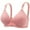 Pink, variant on Hrsba Womens Summer Bra,Plus Size Bra for Womens,Woman's Printing Back Buckle Thin Style Ventilate Bra Without Steel Rim