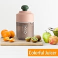 thumbnail image 1 of Fiudx Liquidación de ahorros de otoño Mini exprimidor manual de prensa | Contenedor de taza medidora apto para alimentos | Exprimidor portátil de mano, 1 of 3