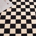 thumbnail image 5 of SAFAVIEH Martha Stewart Chelsea Checkered Area Rug, Black/Beige, 4' x 6', 5 of 5