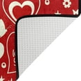 thumbnail image 5 of SKYSONIC Valentine Day Hearts Non-Slip Area Rug, Love Pattern Floor Carpet Comfort Floor Mats Decor for Indoor Front Porch,Living Room, Bedroom,Kitchen,72"x48", 5 of 5