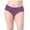 Purple, variant on Swuxness Women's High Waist Breathable Briefs, Women's Plus Size Underwear, Women's Plus Size Mid Menstrual Leak Proof Seamless Crotch Briefs Panties Beige, XXL