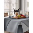 thumbnail image 6 of Black Gray Ombre Table Cloth, Modern Abstract Moire Art Geometric Waterproof Tablecloth for Rectangle Tables, Reusable Washable Fabric Table Cover for Restaurant Kitchen Dining Tables 60"x102", 6 of 6