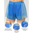 thumbnail image 2 of Shorts de mujer Pantalones cortos para correr para mujer, pantalones cortos deportivos 2 en 1 para e Meterk Shorts de mujer, 2 of 7