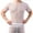 White, variant on See-Through Plus Size Mesh Men's Shirts Transparent Fishing Net Hollow Tops