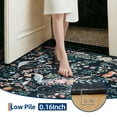 thumbnail image 5 of Washable Area Rug, Non-Slip Low Pile Stain Resistance Rug with Peacock and Deer, Animal Carpet for Living Room, Bedroom, Dining Room, 5 of 8