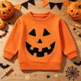 thumbnail image 2 of Gerichy Toddler Baby Girl Boy Halloween Outfit Pumpkin Embroidery Knit Sweater Sweatshirt Top Fall Winter Clothes 12M-5T, 2 of 7