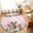Pink, variant on Hallway Runner Rug 2'x6', Easter Rabbit Kitchen Runner Rugs Non-Slip Carpet Mats, Spring Tulips Flowers Leaves Botanical Retro Bedside Rugs Runners Washable Floor Carpet for Bathroom Laundry Room