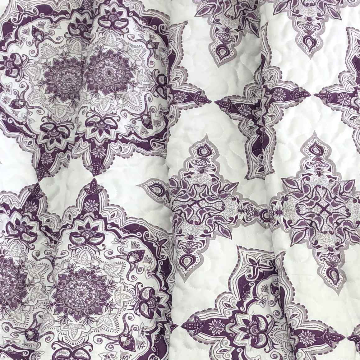 Dustin Purple Sherpa Throw