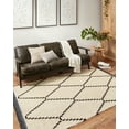 thumbnail image 6 of Chris Loves Julia x Loloi Alice Cream/Charcoal 2'-7" x 4' Area Rug, 6 of 11