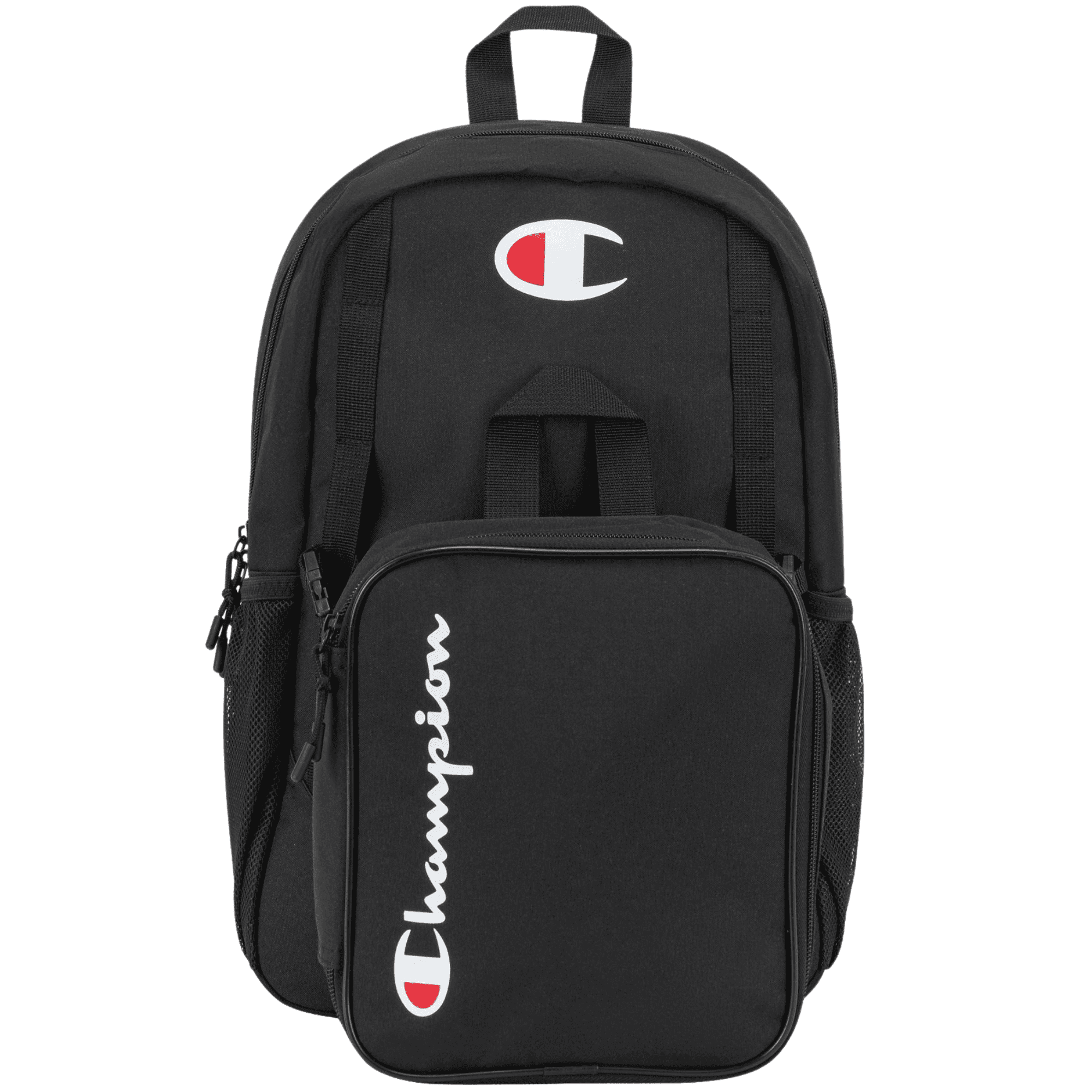Champion Boys & Girls School Backpack with Detachable Lunch Box Set - 2-Piece Bundle for Kids (17 Inch)