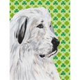 thumbnail image 1 of Great Pyrenees Lucky Shamrock St. Patricks Day Flag Garden Size, 1 of 1
