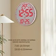 thumbnail image 3 of Digital Wall Clocks, Digital Clock Adjustable Brightness Large LED Display, 3 of 8